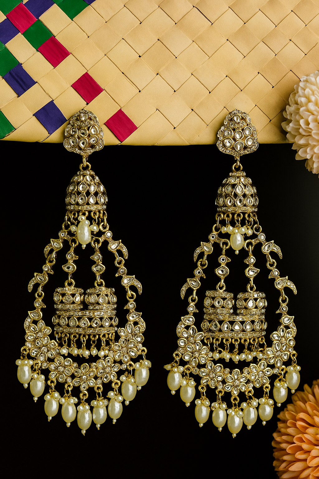 Sajni Chandbali (Ivory)