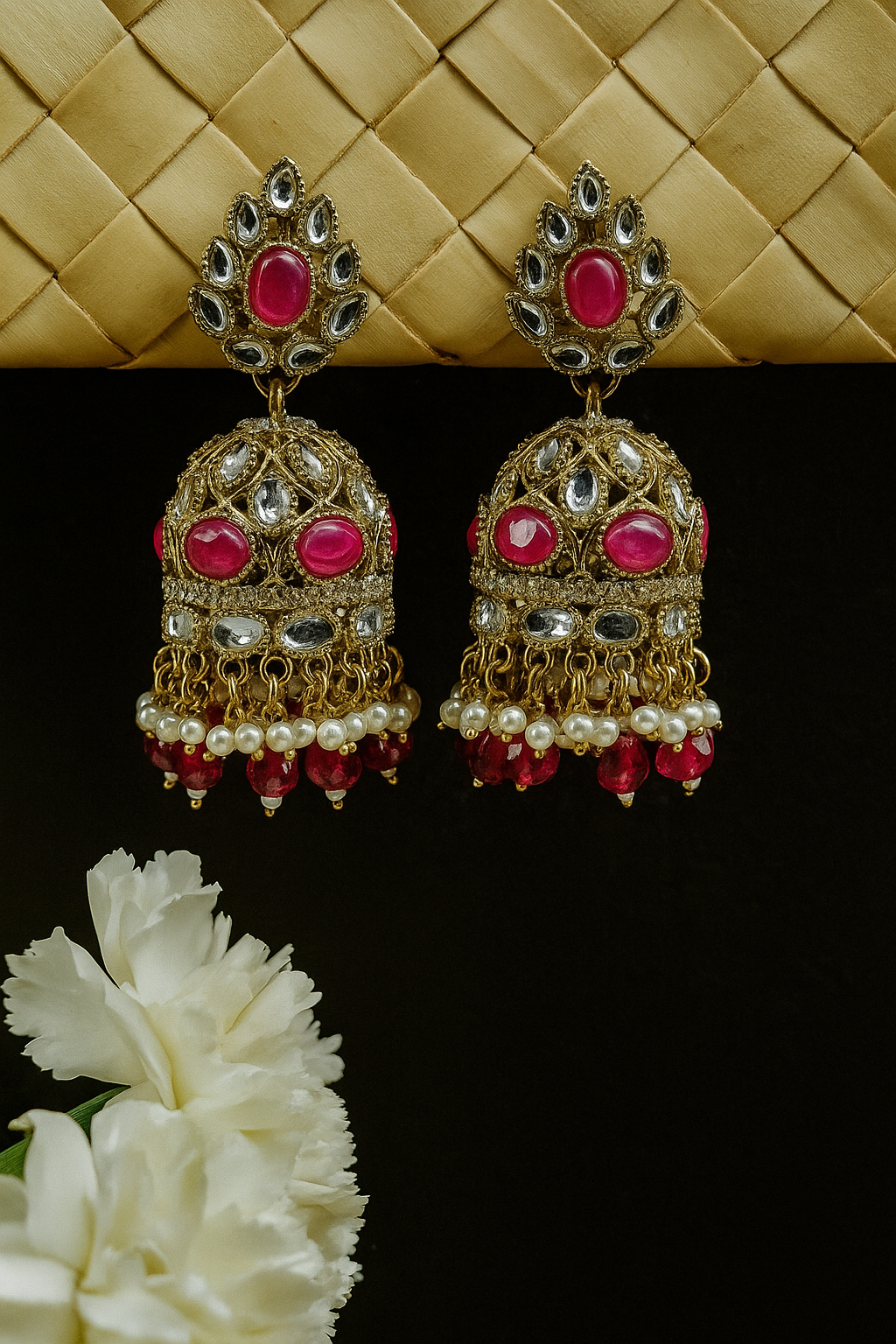 Sahiba Jhumka (Pink)