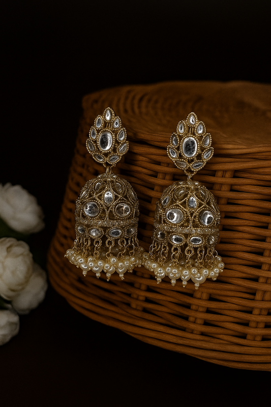 Sahiba Jhumka (Ivory)