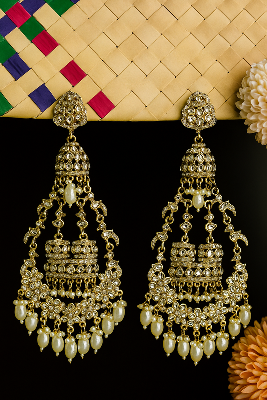 Sajni Chandbali (Ivory)