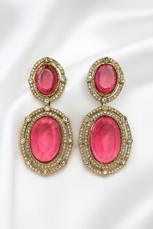 Aarvi Earring (Pink)