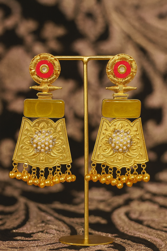 Swarna Earring (Yellow)