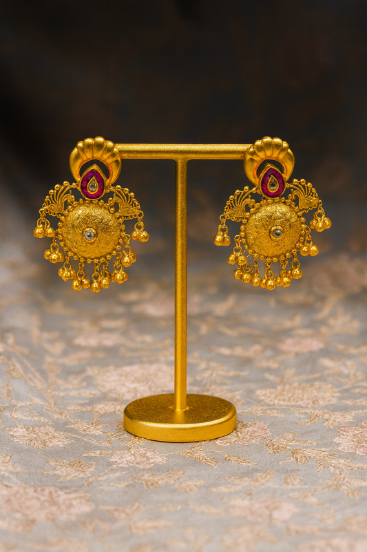 Kesari Earring (Pink)