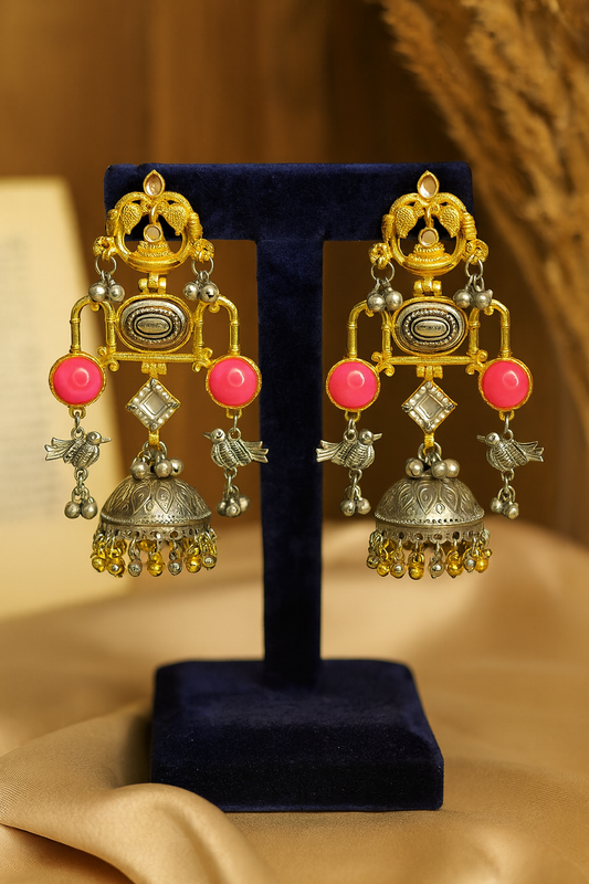 Devika Jhumka (Blush)