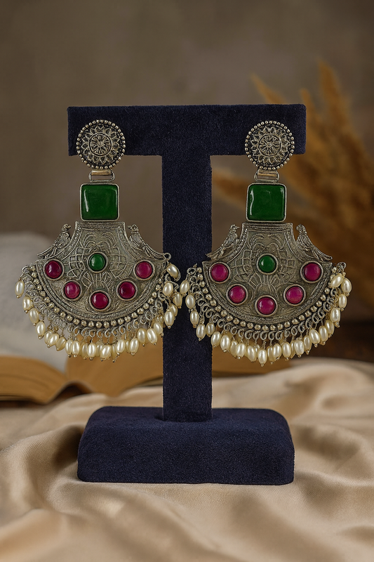 Maharani Chandbali (Green)