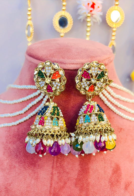 Sunehri Sahara Jhumka