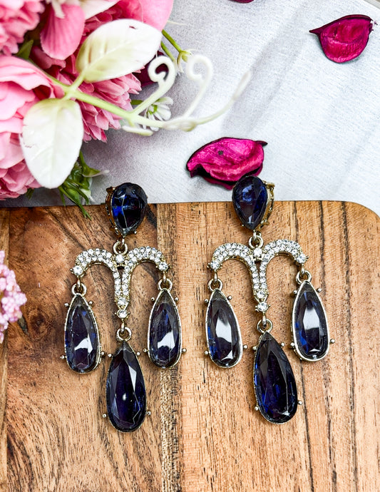 Mehira Earring (Royal Blue)