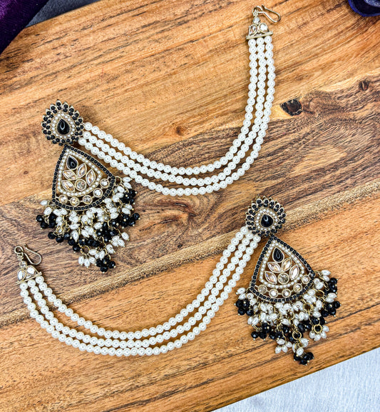 Jodha Sahara Earring (Black)