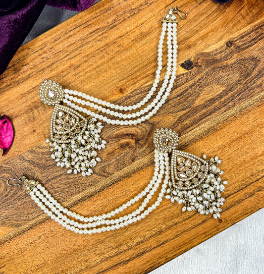 Jodha Sahara Earring (White)