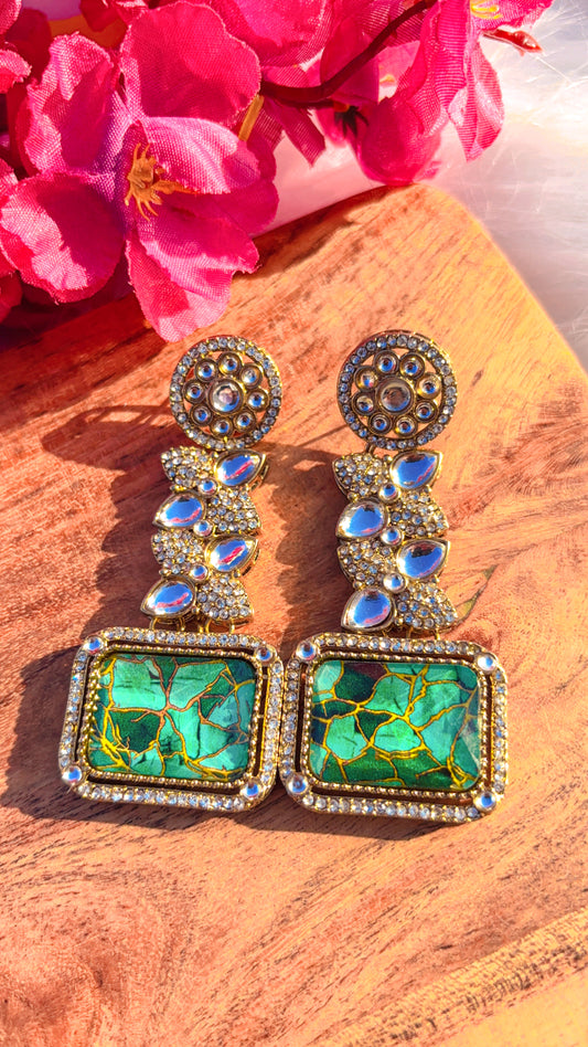 Sitara Earring (Green)