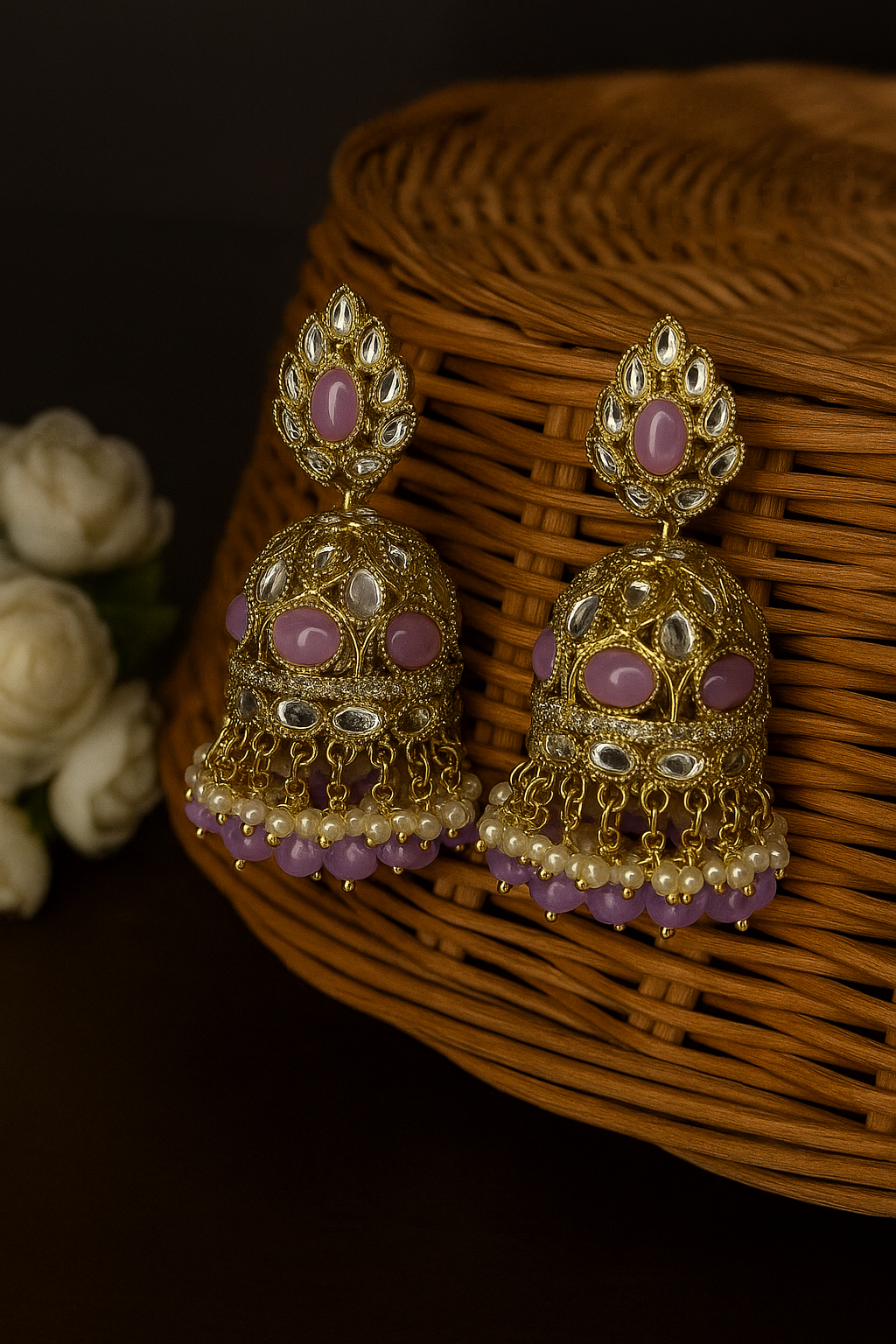 Sahiba Jhumka (Lilac)