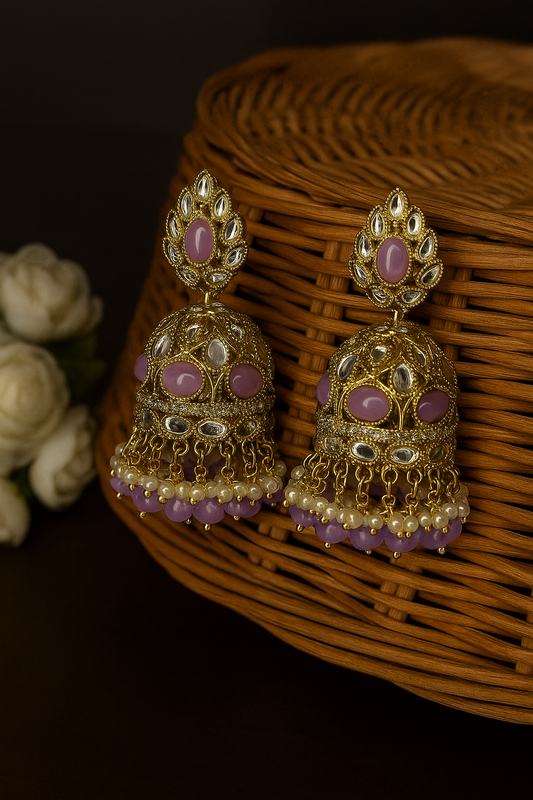 Sahiba Jhumka (Lilac)